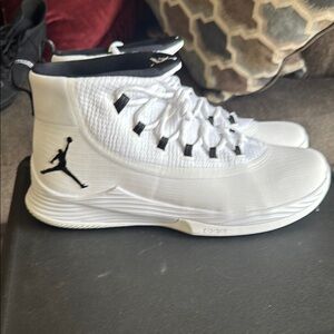 Nike White and Black Athletic Shoes